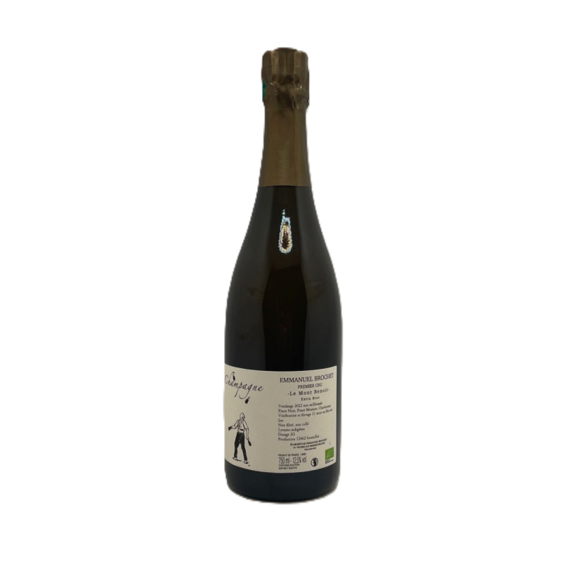 Champagne Brochet Emmanuel, Le Mont Benoit 1er cru Extra Brut 75cl